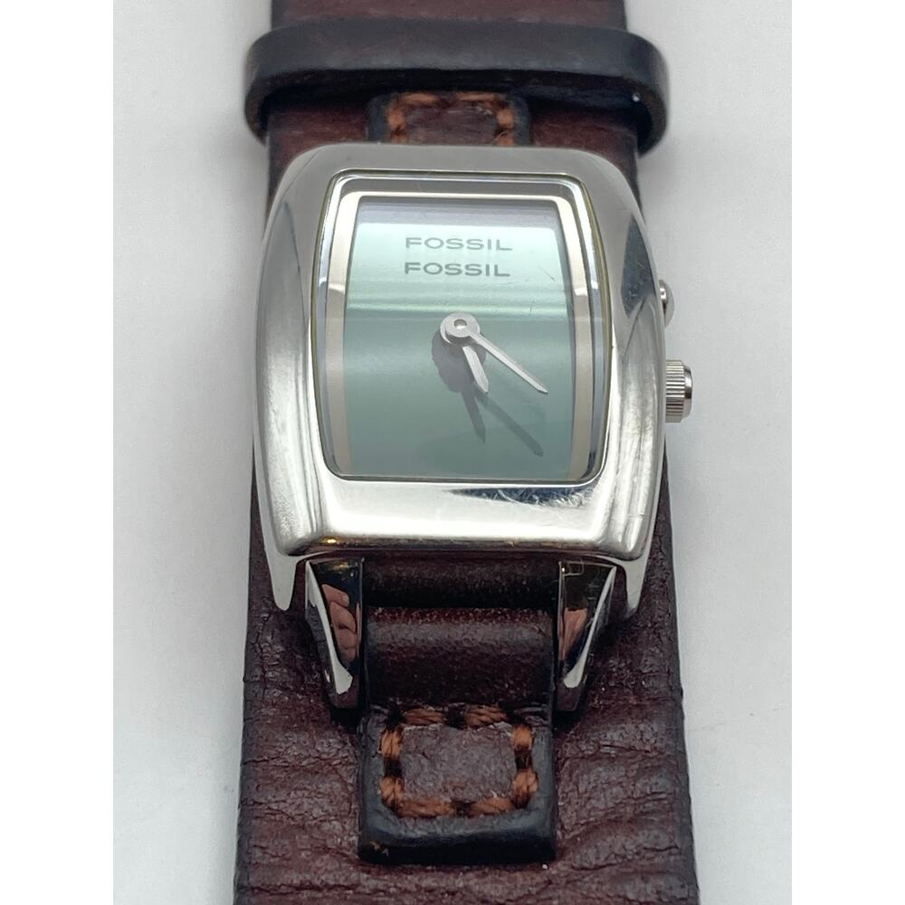 Fossil Big Tic Women's Watch 23mm Fresh Batteries - Adjustable Leather Strap WR - Picture 7 of 13